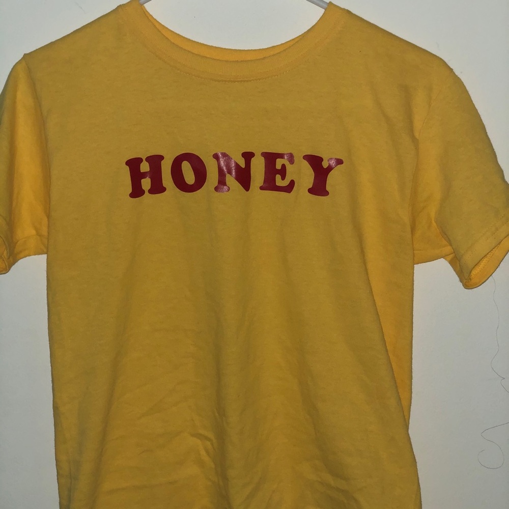 (My mom made this shirt)  yellow